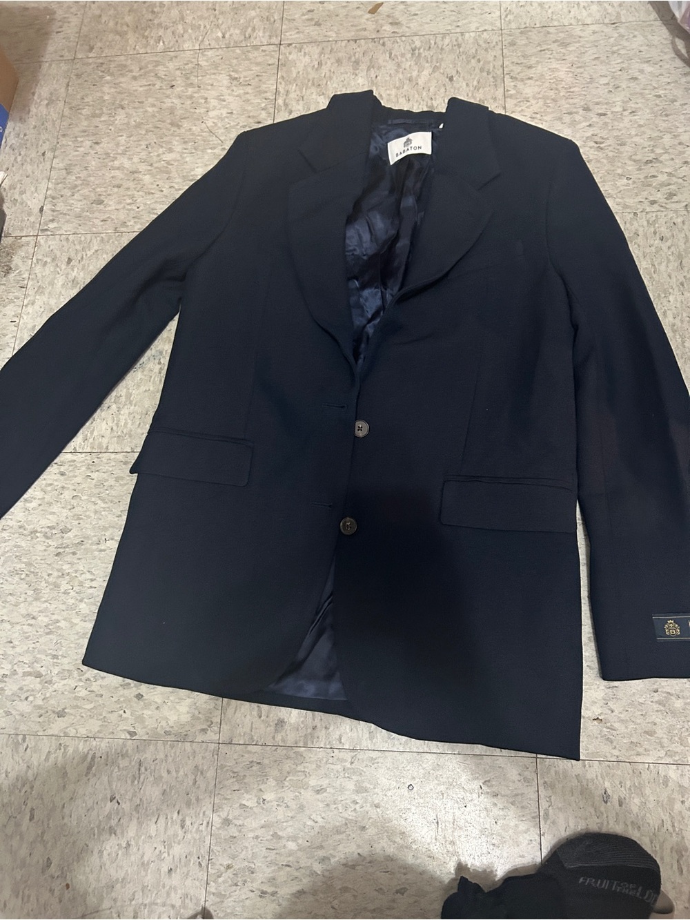 Babaton Women’s Navy Two-Button Blazer